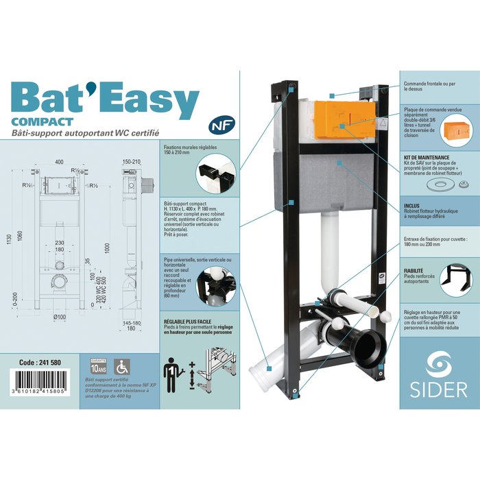 Bâti-support – SIDER – Bat’Easy compact